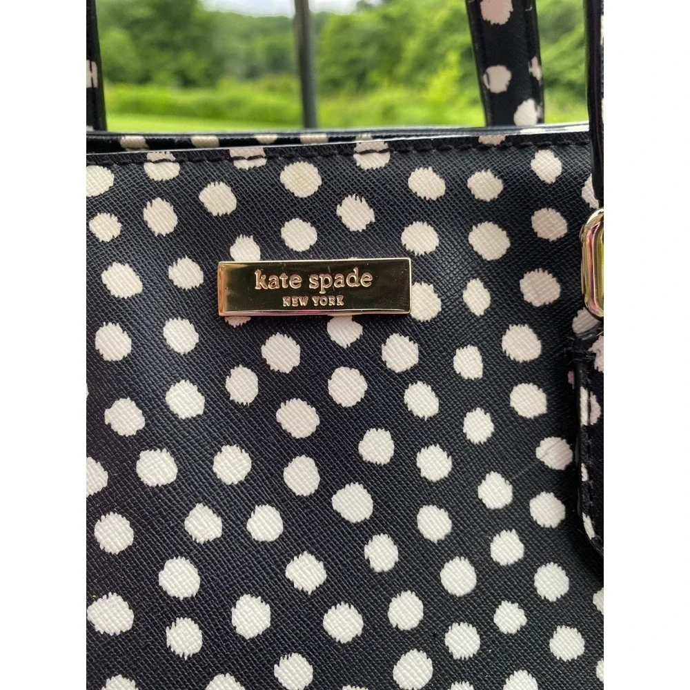 Kate‎ Spade Bag Laurel Way Evangelie Satchel Musical Dot Polka Dot Crossbody